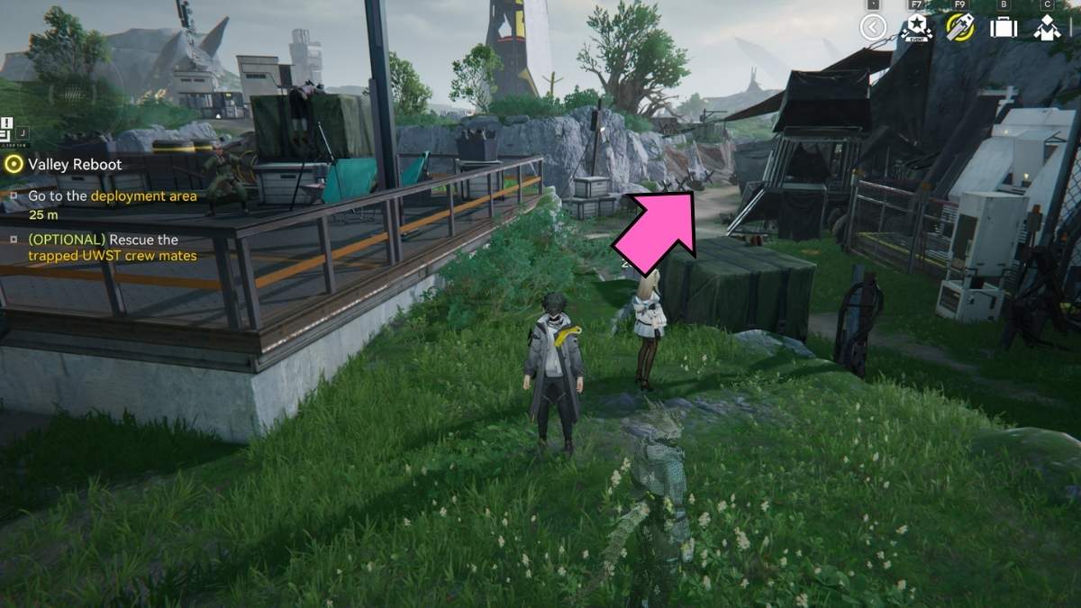 Location of the UWST Crew Mate in Endfield