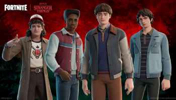 Promo image for the Fortnite x Stranger Things collab.