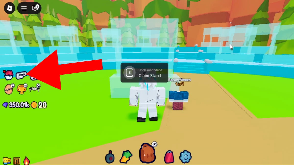 How to redeem codes in Avatar Simulator.