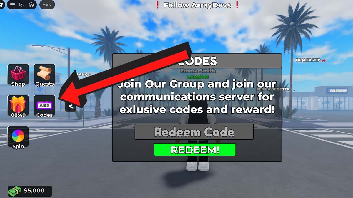 How To Redeem Cali Streets Codes