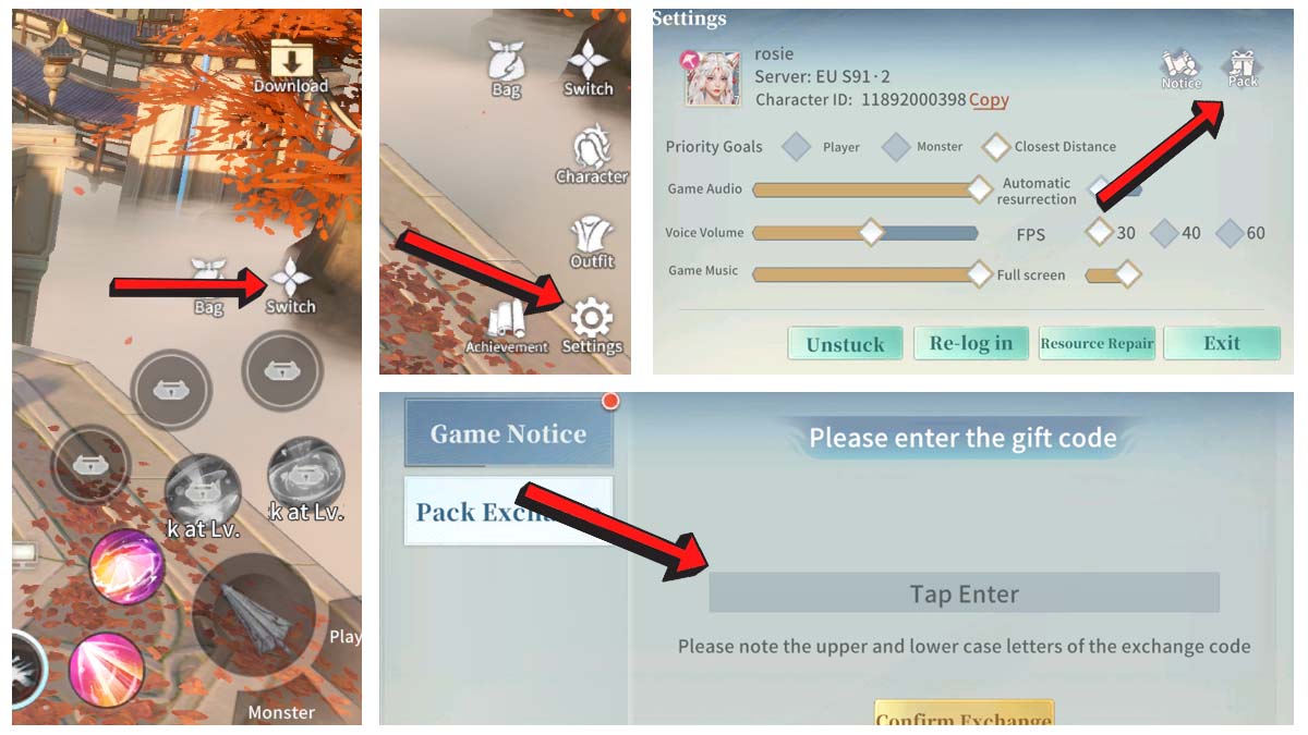 How To Redeem Eternal Sword Pact Codes