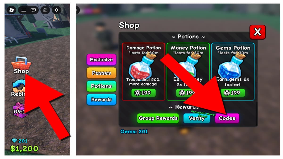 How to redeem Make a Military Army codes,