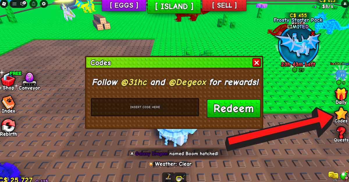 How To Redeem My Dragon Island Codes