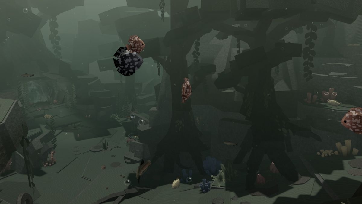 Fishes in Sunken Wilds in Roblox Abyss