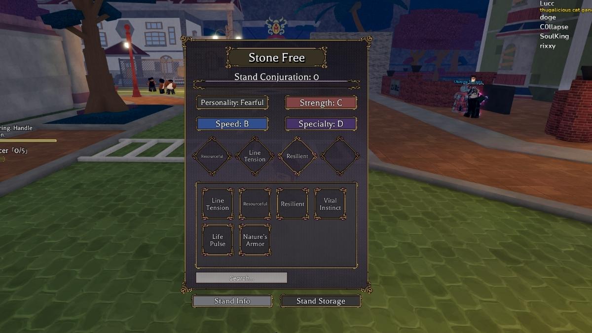 Stands in Bizarre Lineage