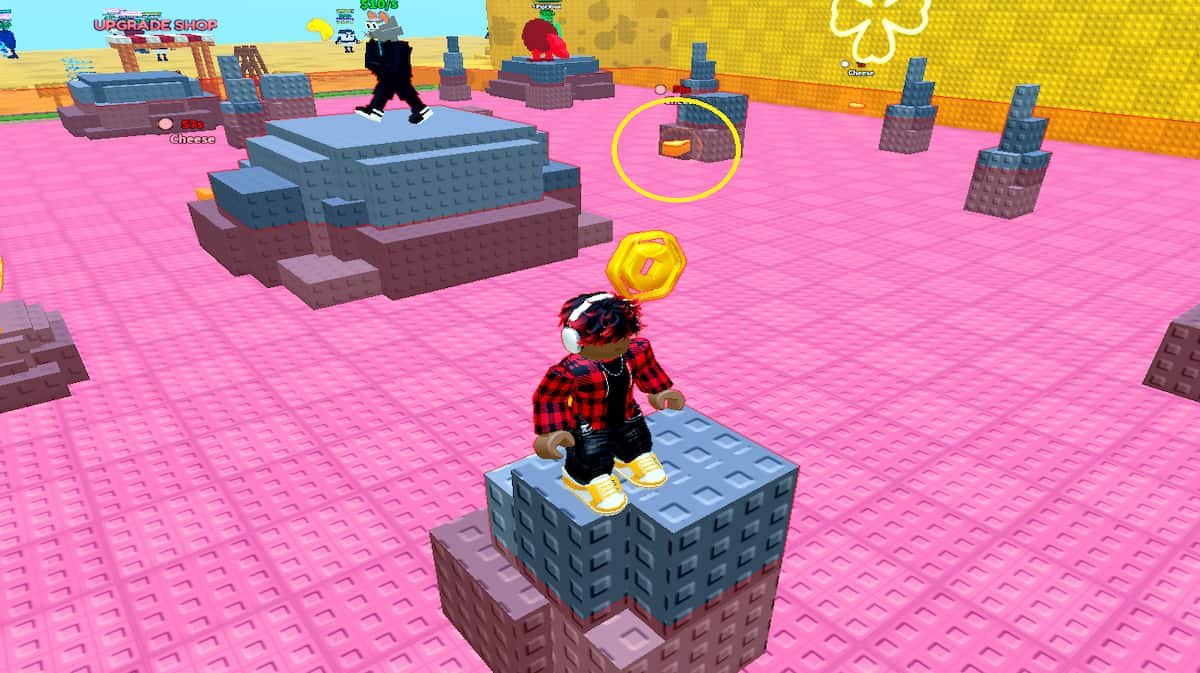 The Cheese Cube in Roblox