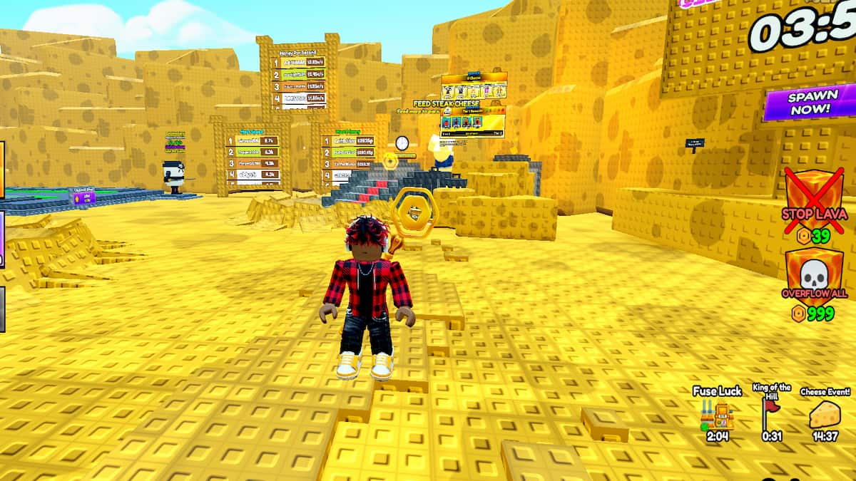 The Cheese Terrain in Roblox
