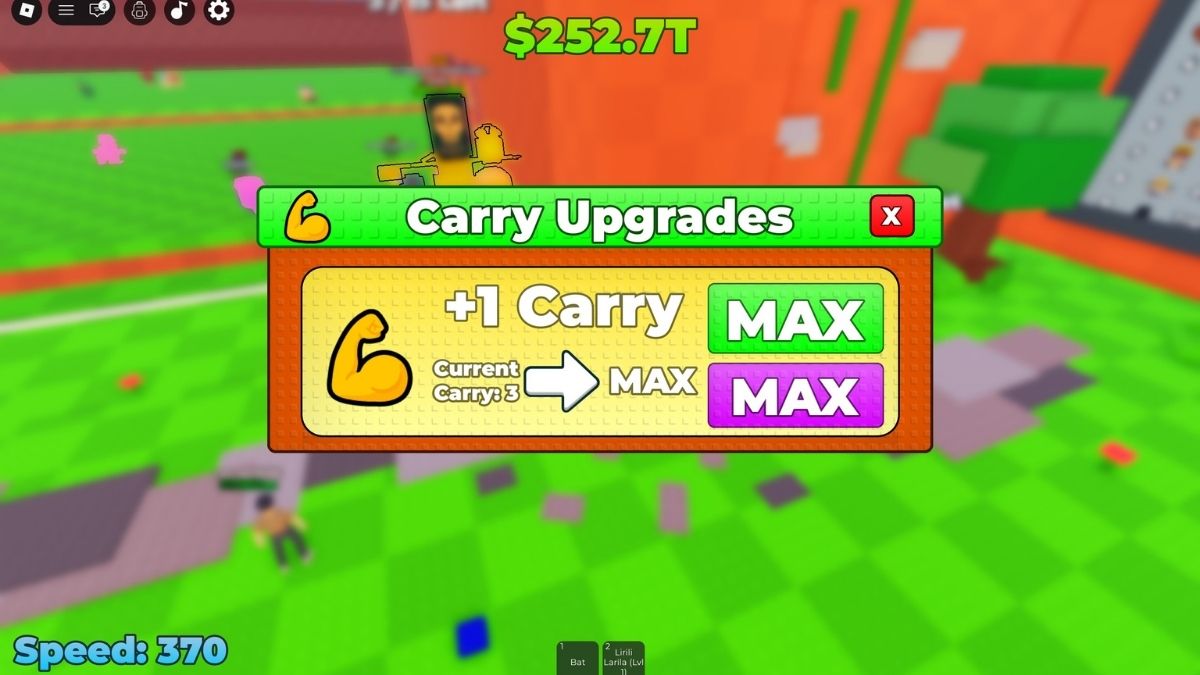 Carry in Escape Logs for Brainrots