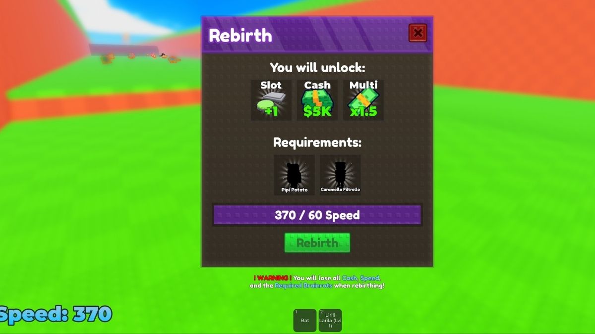 Rebirth in Escape Logs for Brainrots