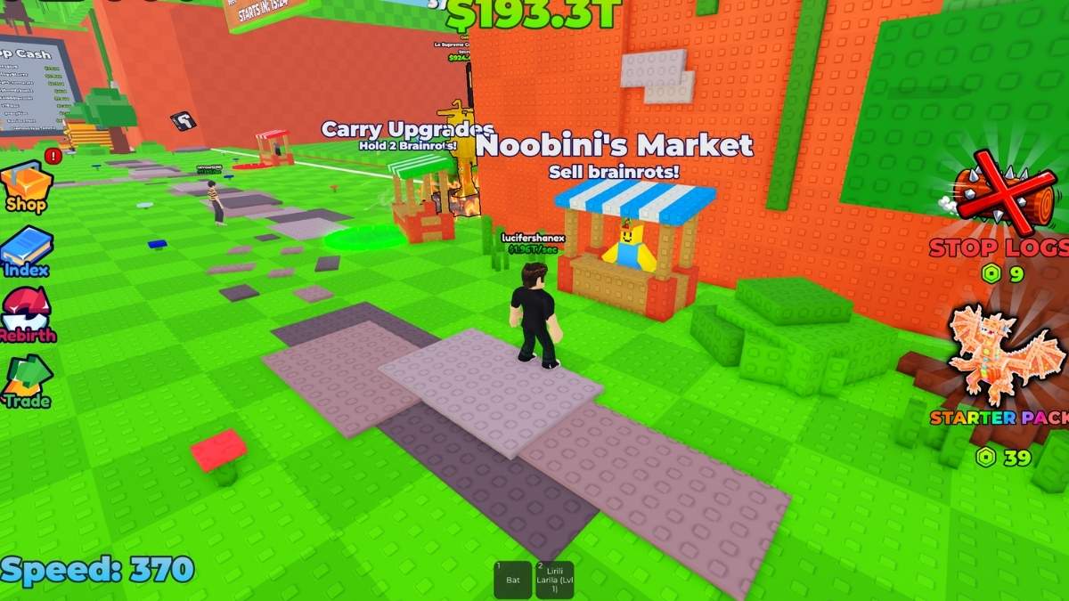 Selling Brainrots in Escape Logs for Brainrots