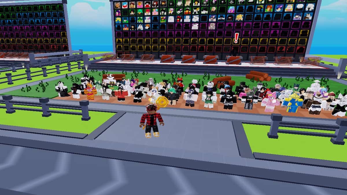 A player standing in front of his base