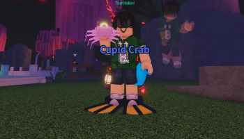 A player holding a fish