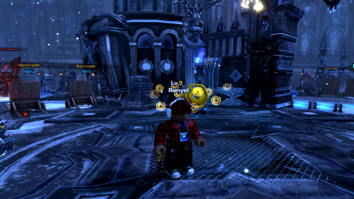 A player standing in Anime Vanguards