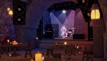 The Mysterious Songstress NPC in Fisch