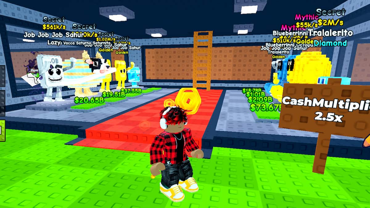 A player standing in front of his base