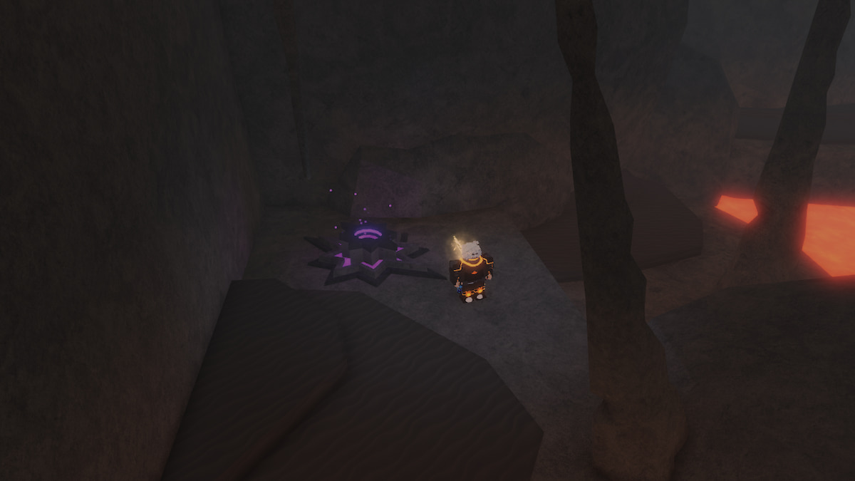 The Obsidian Pillar in Fisch