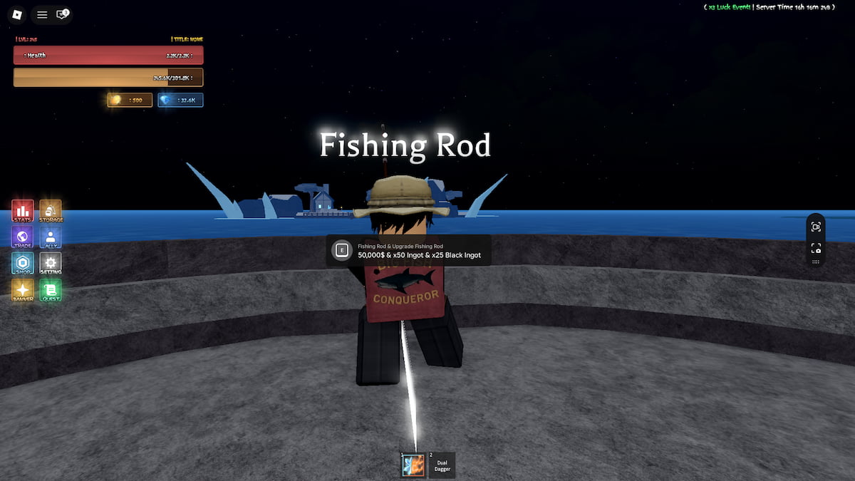 Get Fishing Rod in Rogue Piece