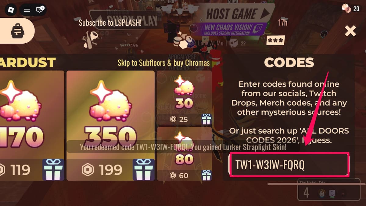 Get Roblox Doors Twitch Drops