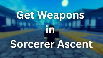 Get Weapons in Sorcerer Ascent