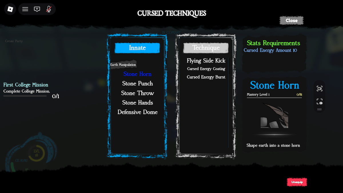 Innate Techniques in Sorcerer Ascent