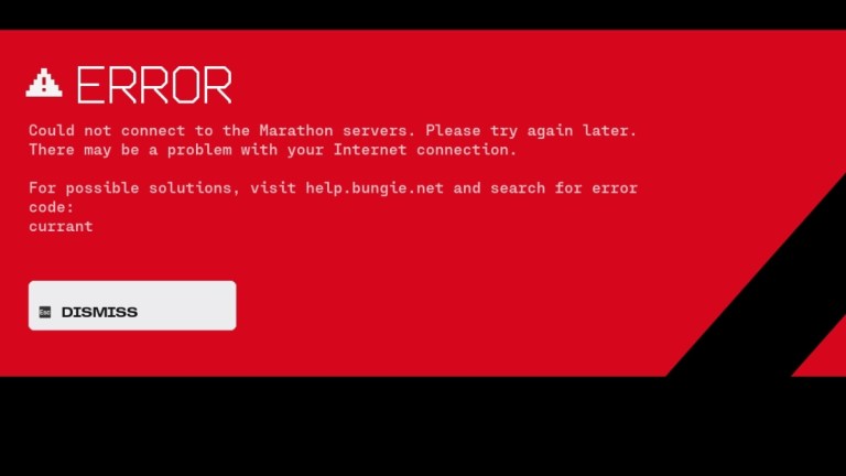 Marathon Currant Error Code Issue [RELEASE]