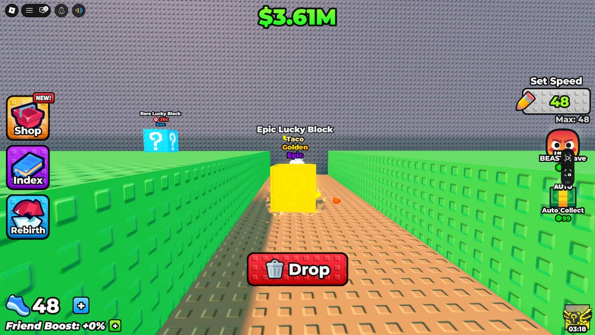 Mutations in Escape Waves for Lucky Blocks