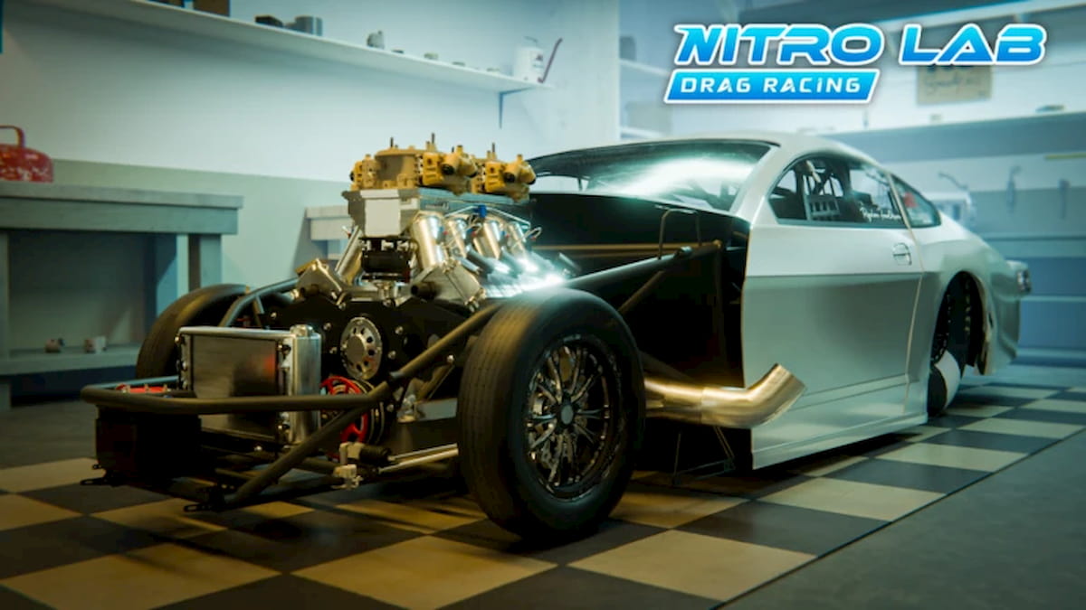 NitroLab Drag Racing promo art.