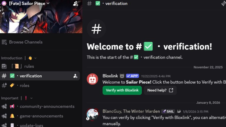 Sailor Piece Discord Link and Trello | Pro Game Guides