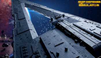 Ship Defense Simulator promo art.