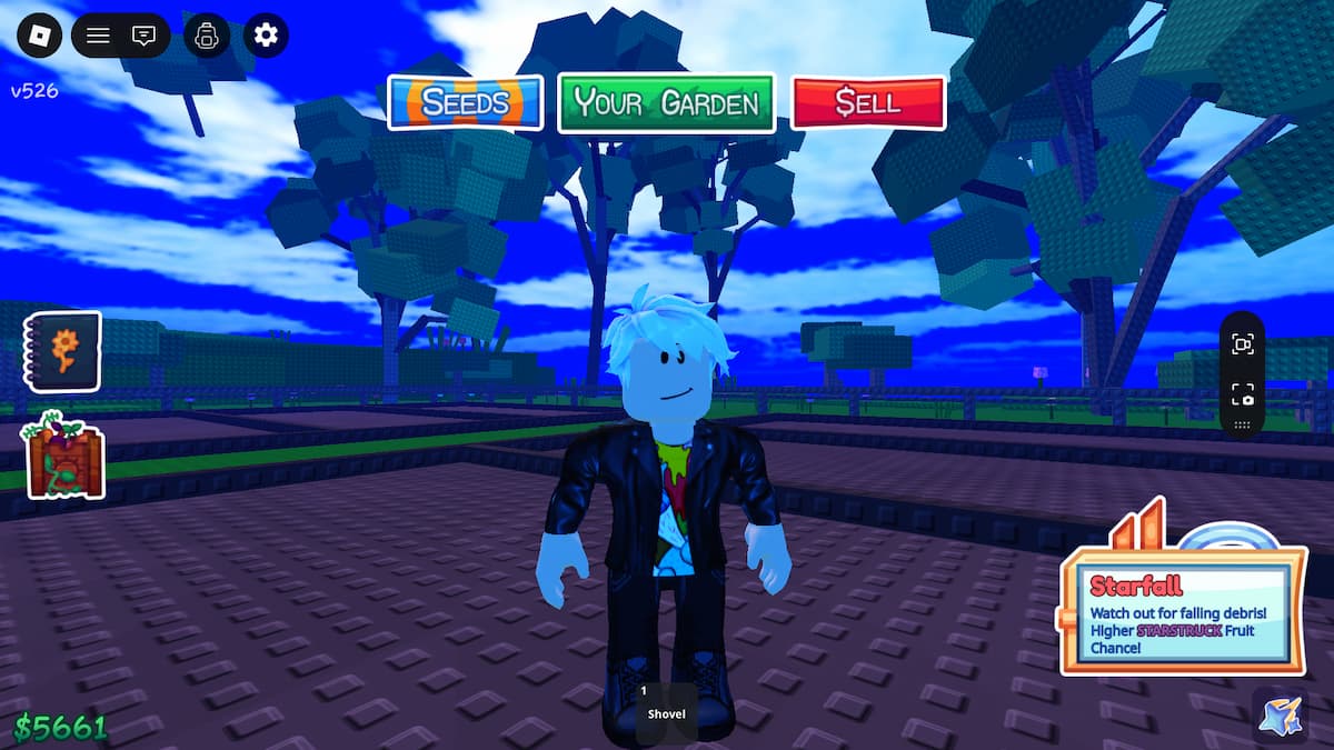 Starfall Weather in Garden Horizons