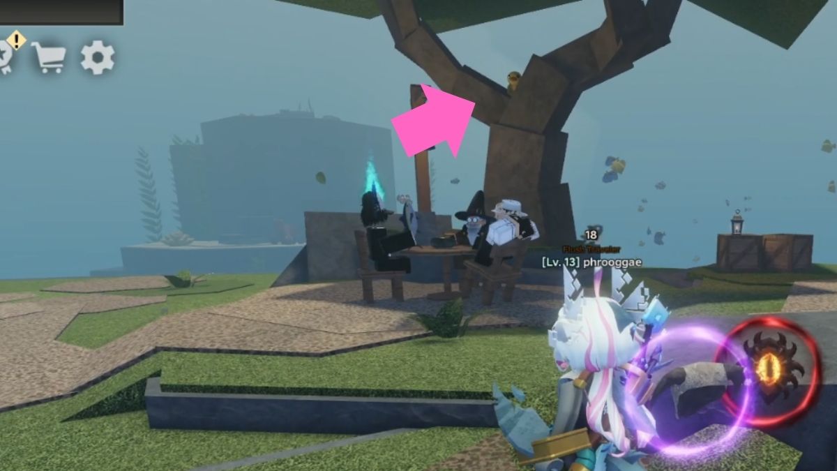 Duck quest tree location