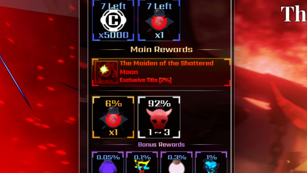 Amalgamation Rewards Sol's Rng