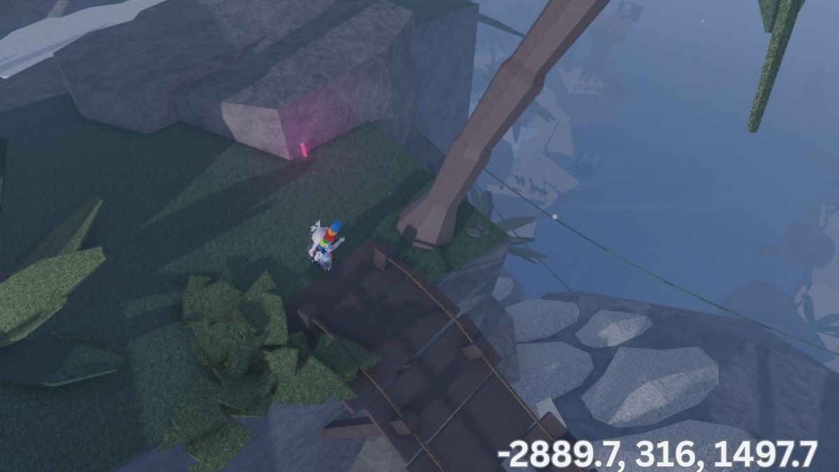 Where is the Vial on Foresaken Shores in Fisch