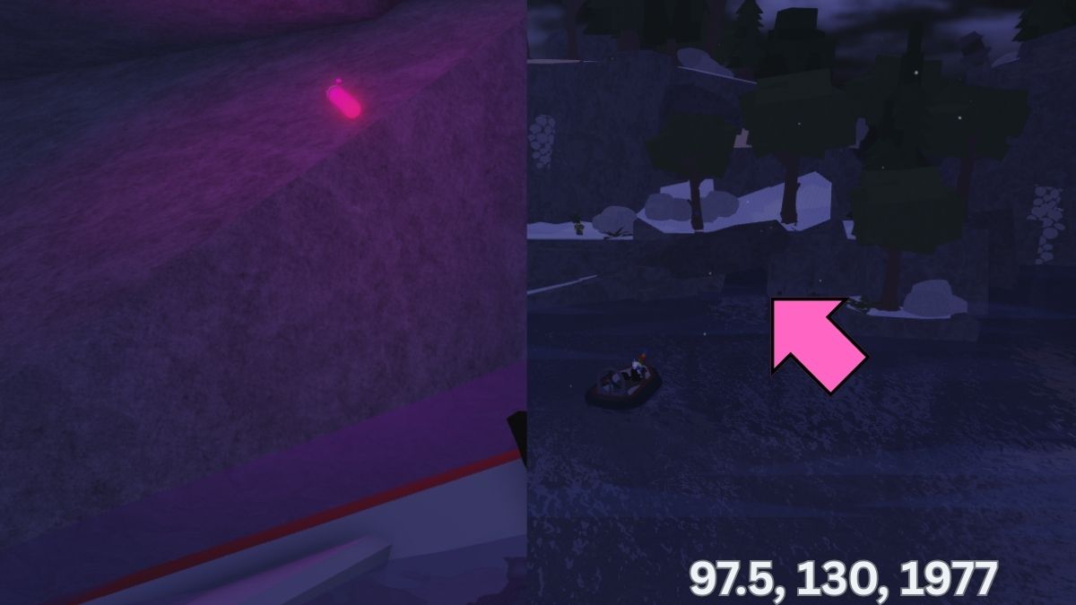 Terrapin Island secret cave in Fisch