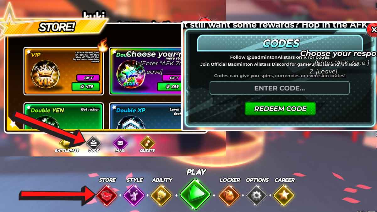 How To Redeem Badminton Allstars Codes