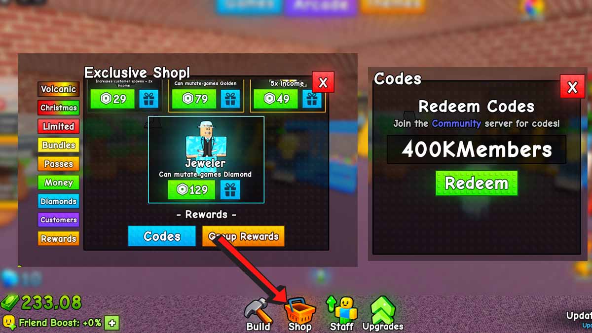 How To Redeem Build an Arcade Codes