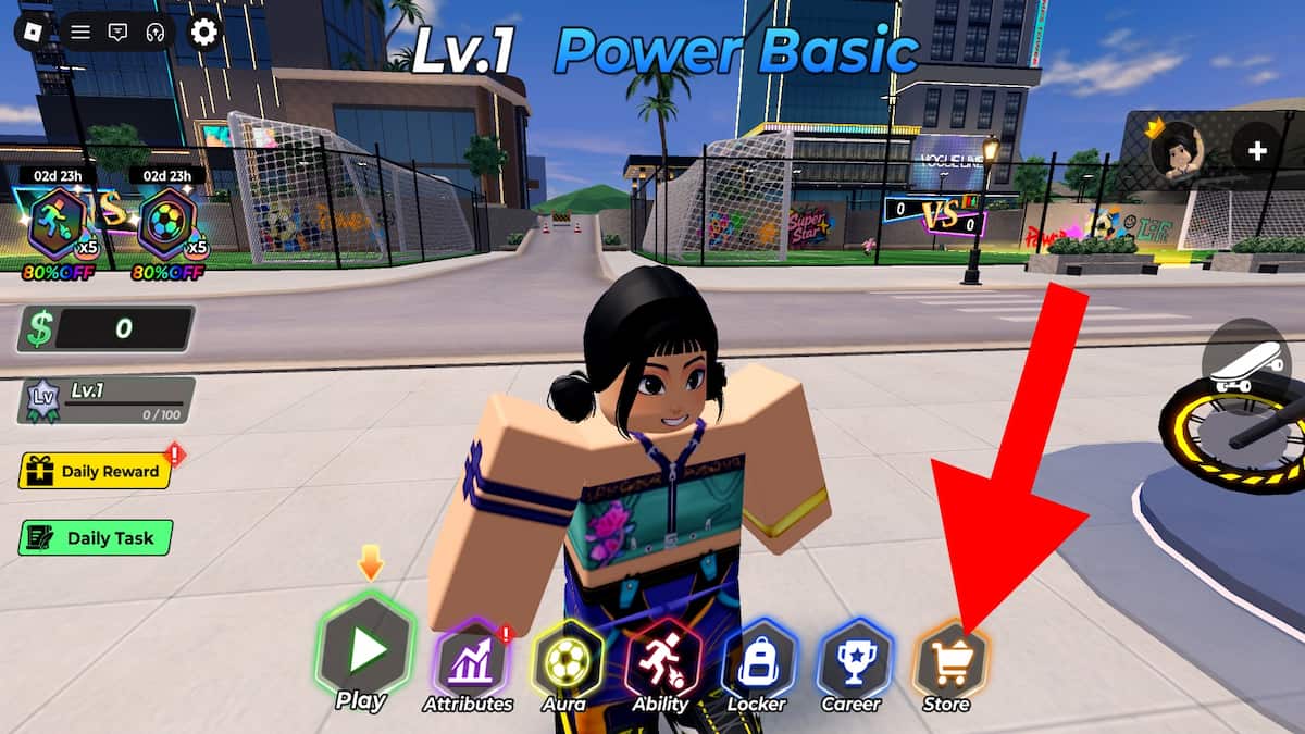 How to redeem codes in Soccer Arena.