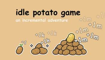 Promo image for Idle Potato Game.