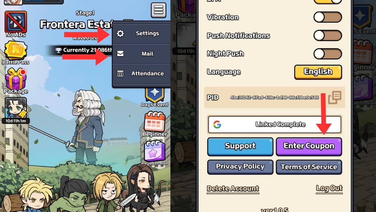 How to redeem Greatest Estate Dev: Squad TD codes.