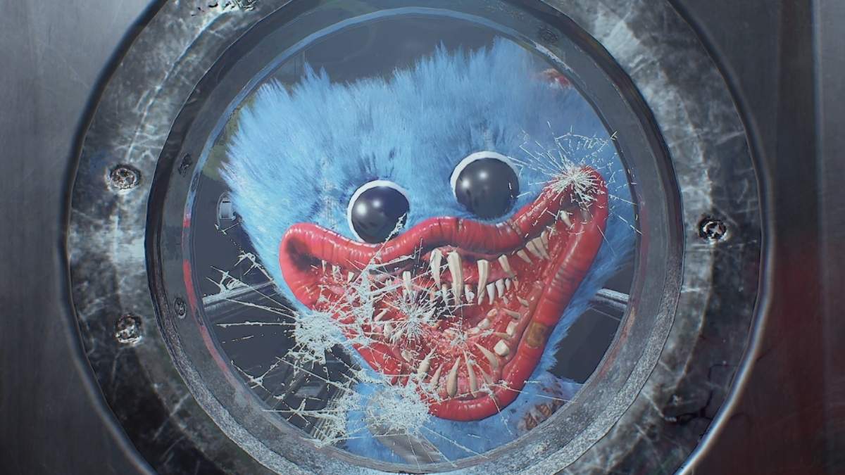 Huggy Wuggy in Poppy Playtime Chapter 5 Broken Things