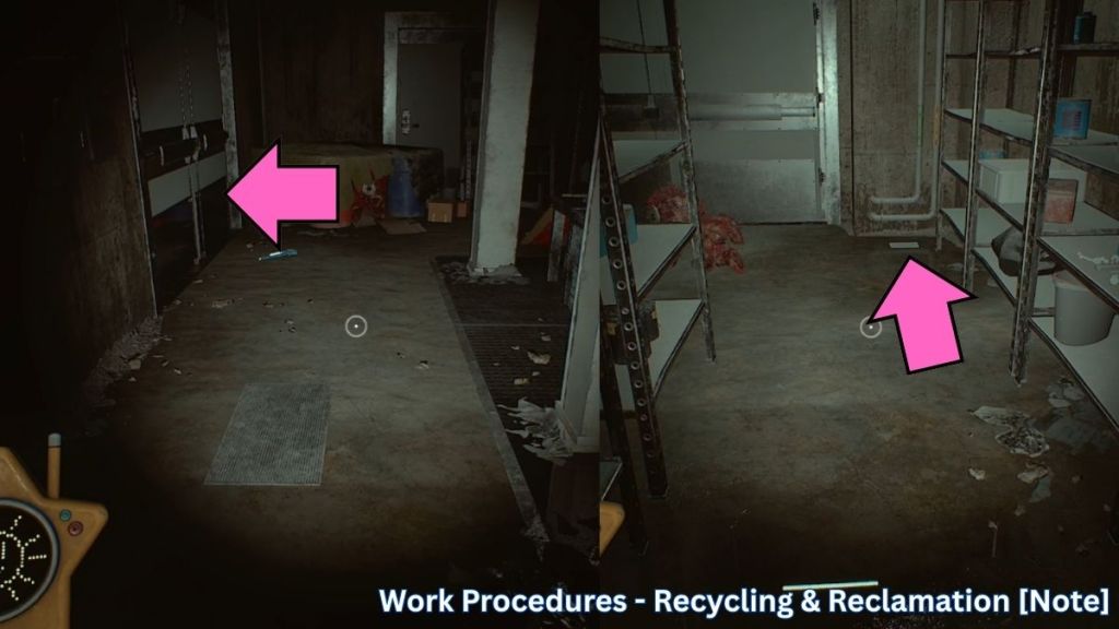 Work Procedures Note in Poppy Playtime Chapter 5