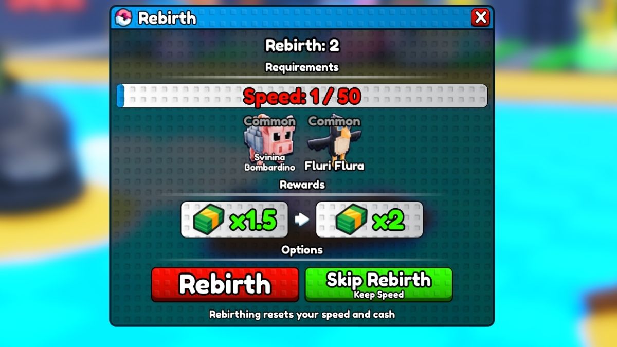 Rebirth in Sail for Brainrots