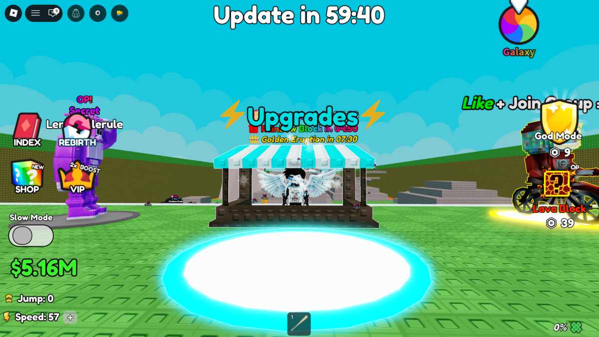The Upgrade Shop is where you increase your speed and carry capacity