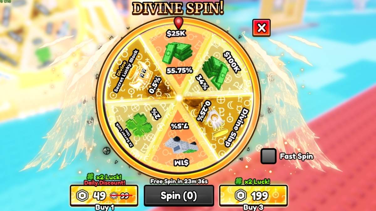 How to spin the Divine Wheel