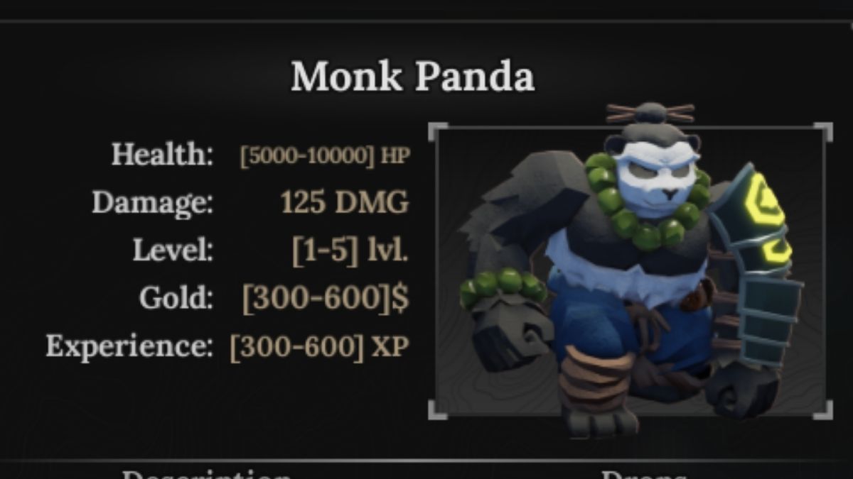 Monk Panda