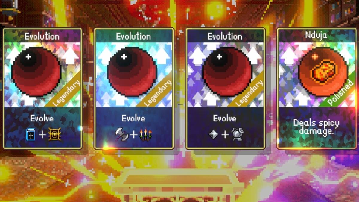 Evolution Gems in Vampire Crawlers