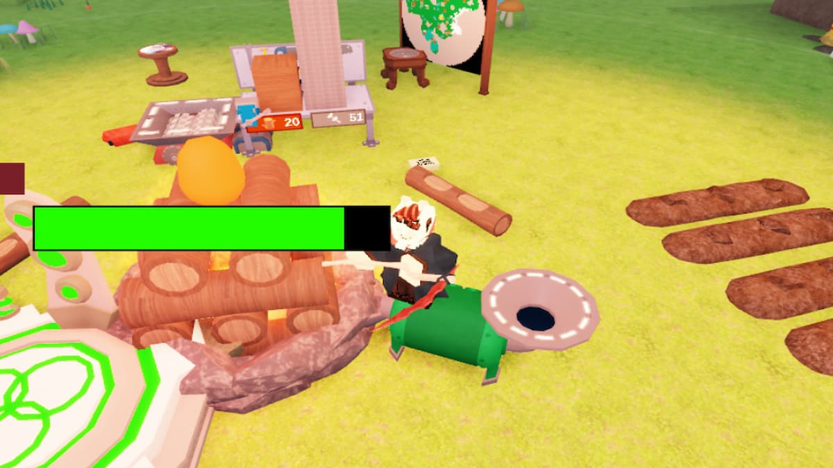 The Glowing Egg in 99 Nights in the Forest