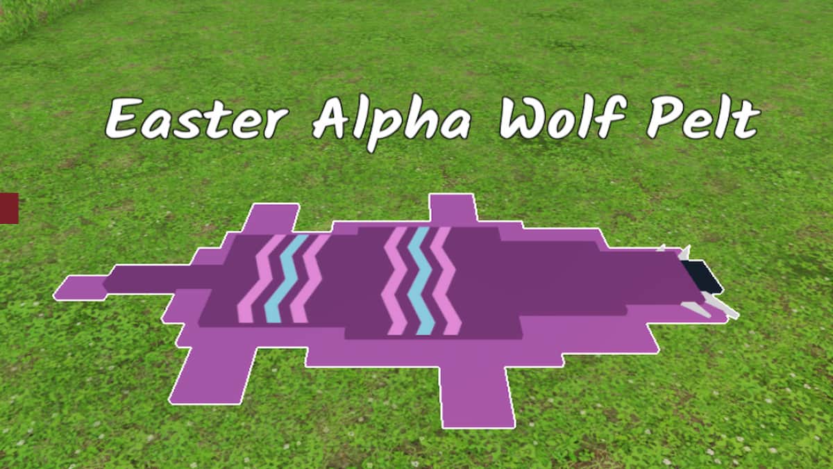 The Easter Wolf Pet item in Roblox