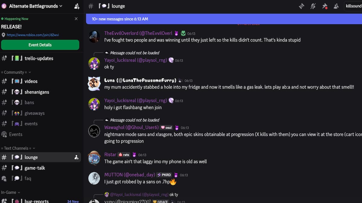 The Alternate Battlegrounds Discord