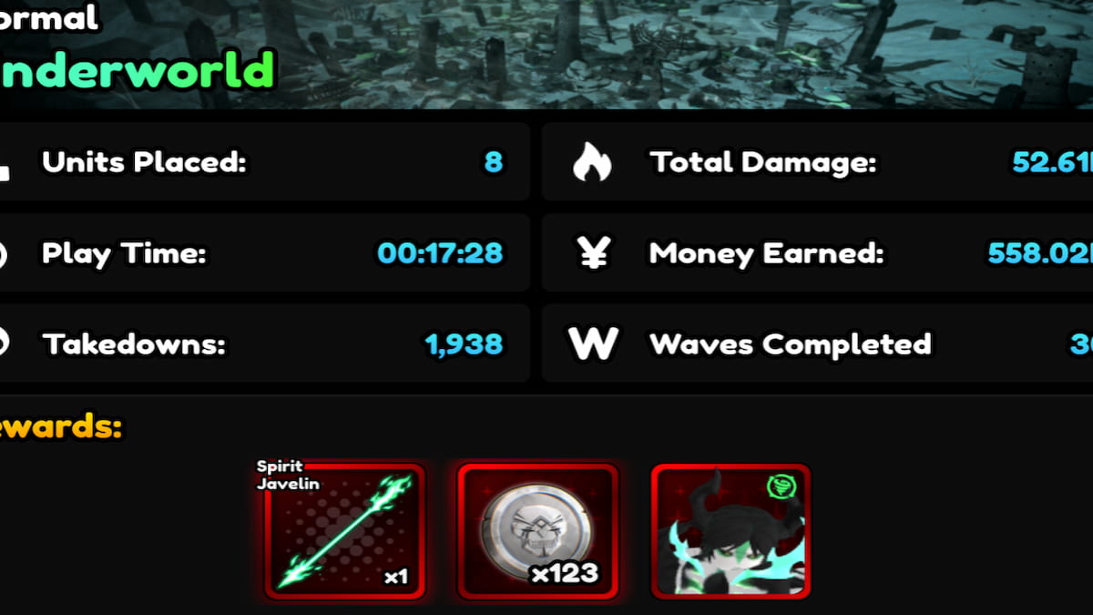 The Spirit Javelin Drop